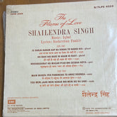Shailendra Singh - The Flame Of Love (45-RPM)